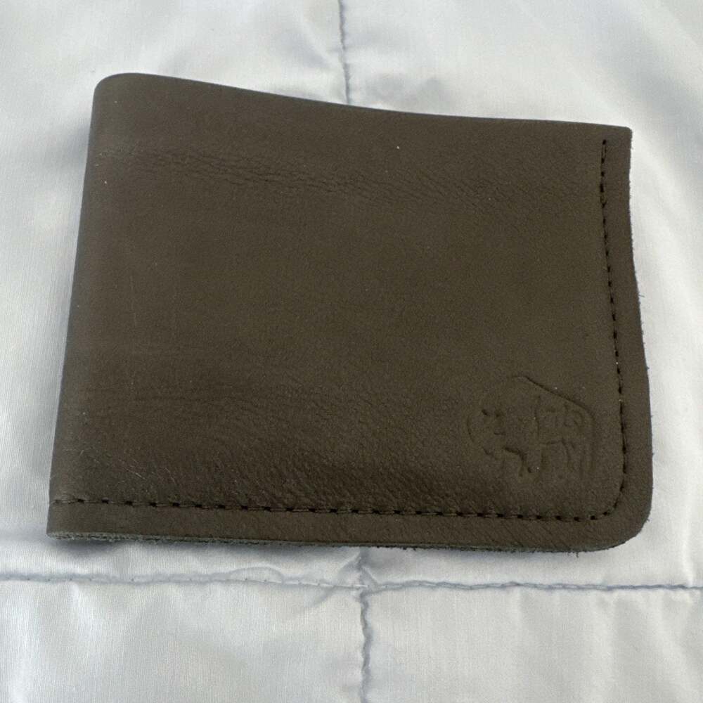 New TLS wallet 6 Pocket Bifold Wallet Leather Montana Black
